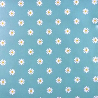 tafelzeil-blauw-bloemen