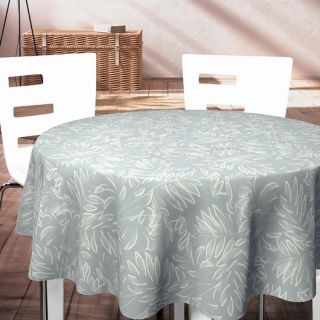 Captain-Cook-PVC-makkelijk-afwasbaar-blauw-wit-bladeren-tafelzeilopmaat