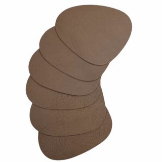 cognac-pebble-onderzetter-licht bruin-effen-elegante onderzetter