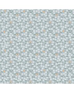 kleine bloemetjes-grijs-oranje-wit-bloemenzeil