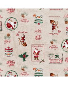 Kerstmis-kerstman-rendier-Santa Claus
